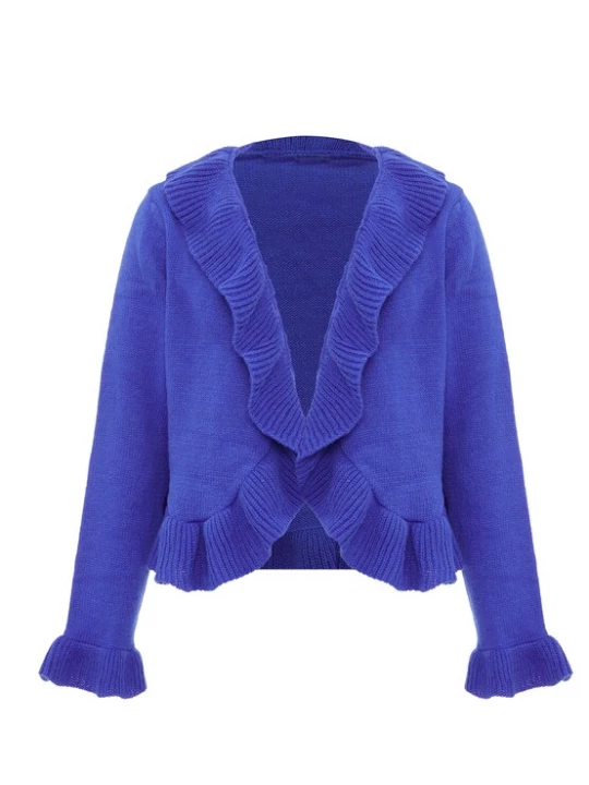 Foto van product aleva Gebreid vest royal blue / koningsblauw