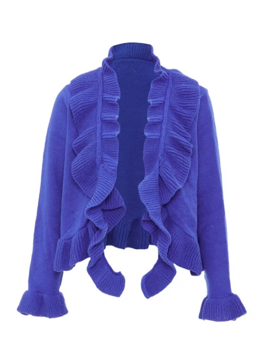 Foto van product aleva Gebreid vest royal blue / koningsblauw