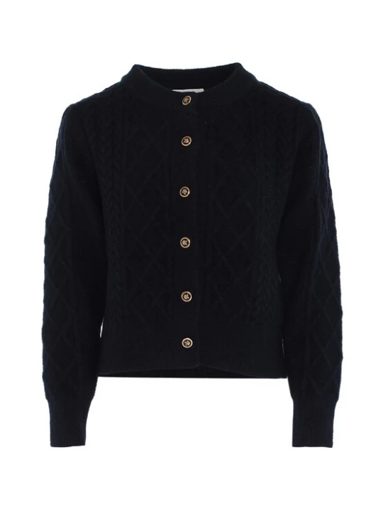 Foto van product aleva Gebreid vest zwart