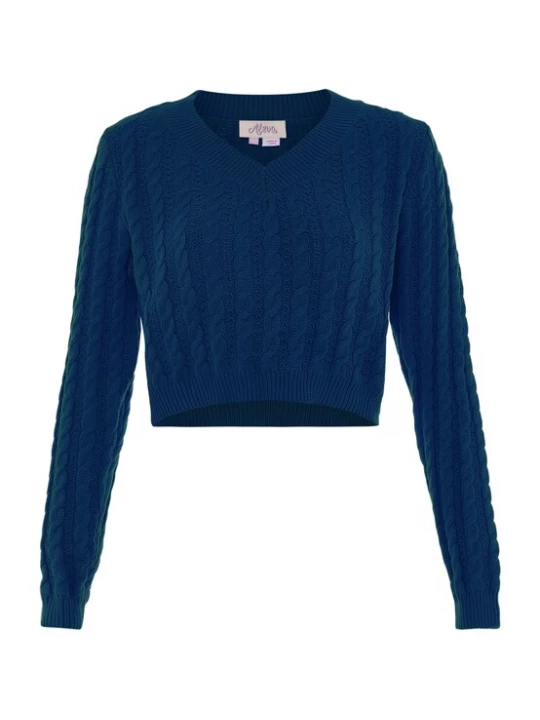 Foto van product aleva Trui ultramarine blauw