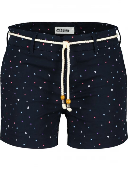 Foto van product alife & kickin Broek 'JuleAK B' marine / lichtblauw / lila / wit