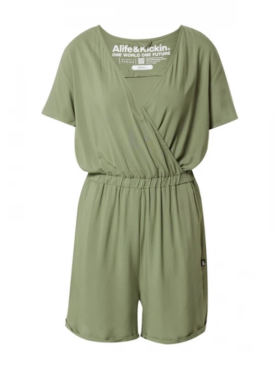 Foto van product alife & kickin Jumpsuit 'HellaAK' kaki