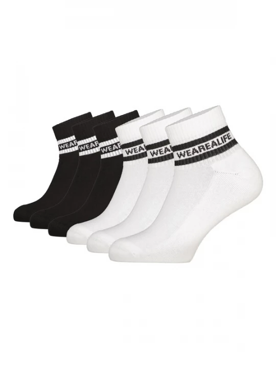 Foto van product alife & kickin Sokken 'EnnyAK' zwart / wit