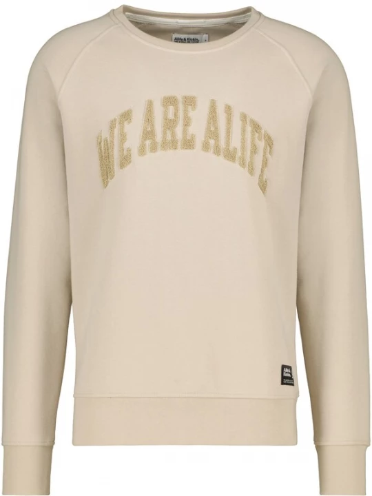 Foto van product alife & kickin Sweatshirt 'LevinAK' beige / zwart / wit