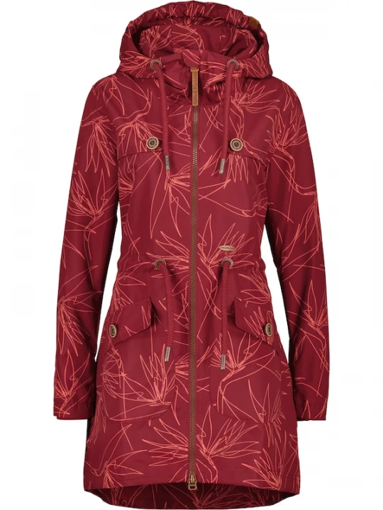 Foto van product alife & kickin Tussenparka 'Charlotte' pink / cranberry