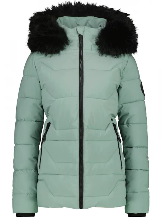 Foto van product alife & kickin Winterjas 'ZophiaAK' pastelgroen / zwart