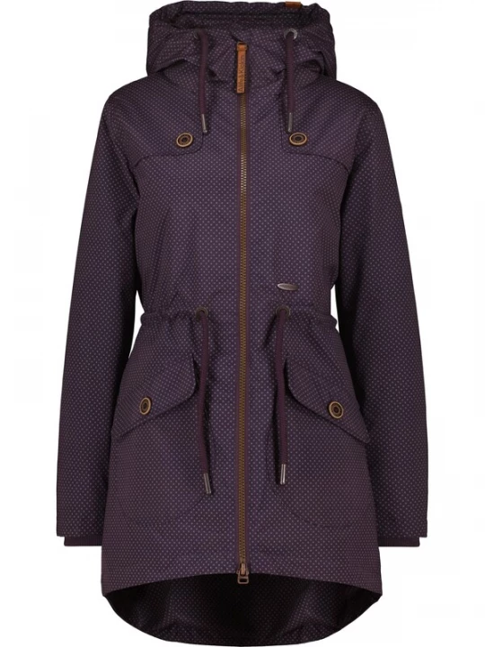 Foto van product alife & kickin Winterparka 'CharlotteAK B' bruin / lila / aubergine