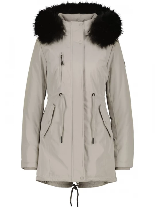 Foto van product alife & kickin Winterparka 'KierseyAK' taupe / zwart