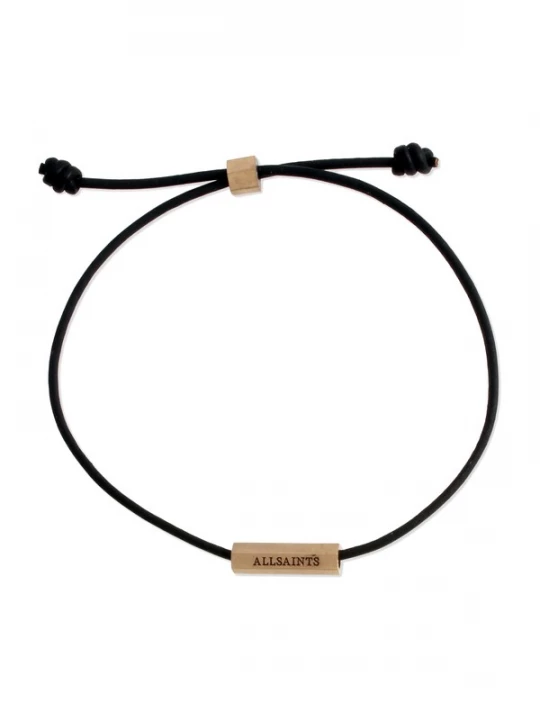 Foto van product AllSaints Armband 'Friendship' chocoladebruin / goud / zwart