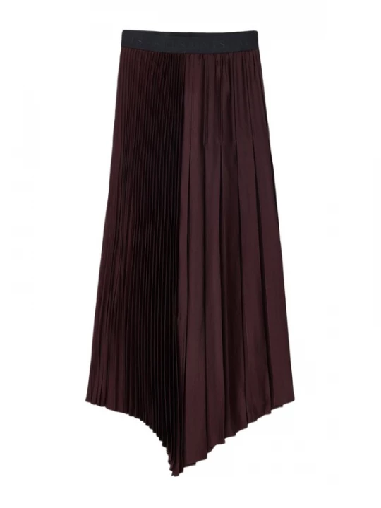 Foto van product AllSaints Rok 'JAX' bordeaux / zwart