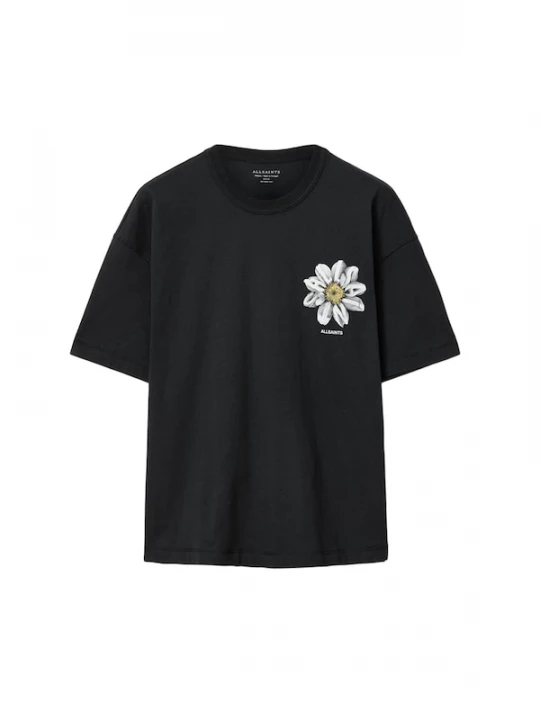 Foto van product AllSaints Shirt 'PETALS' geel / lichtgrijs / zwart / offwhite
