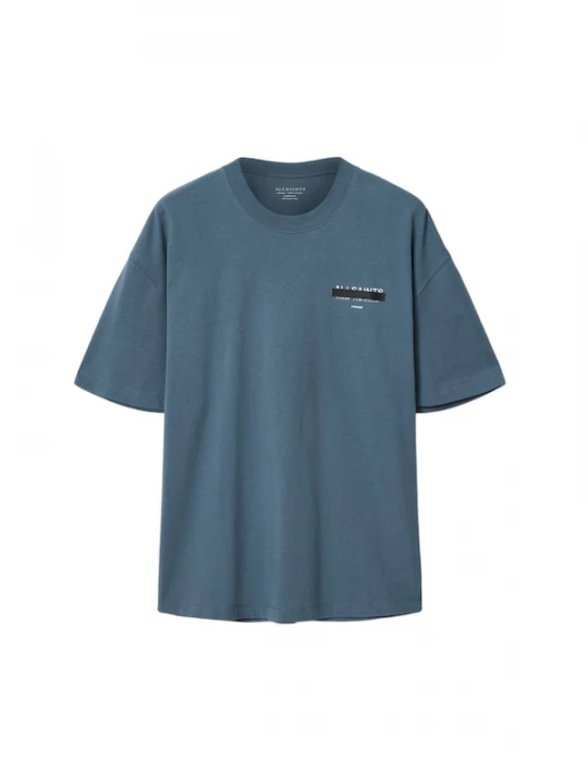 Foto van product AllSaints Shirt 'REDACT' enziaan / zwart / wit