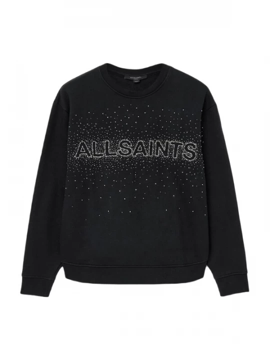 Foto van product AllSaints Sweatshirt 'ETTA' zwart / zilver