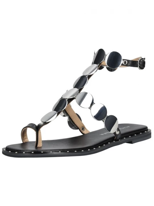 Foto van product Alma En Pena Teenslipper zwart / zilver