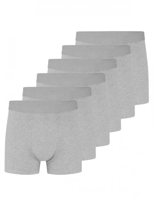 Foto van product Almonu Boxershorts 'Cotton - Melange' grijs