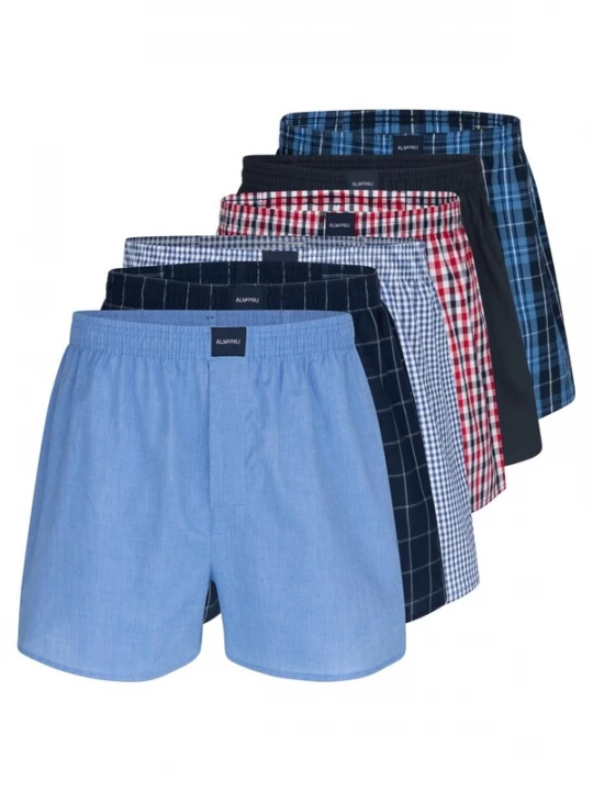 Foto van product Almonu Boxershorts 'Web' gemengde kleuren