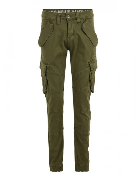 Foto van product ALPHA INDUSTRIES Cargobroek 'Combat' olijfgroen