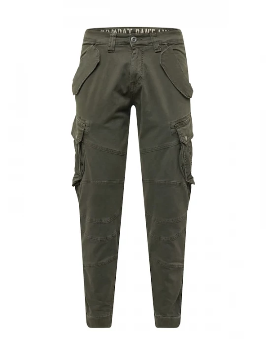 Foto van product ALPHA INDUSTRIES Cargobroek 'Combat' olijfgroen