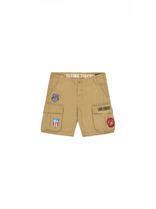 Foto van product ALPHA INDUSTRIES Cargobroek 'Flying Tigers' beige / blauw / rood / wit