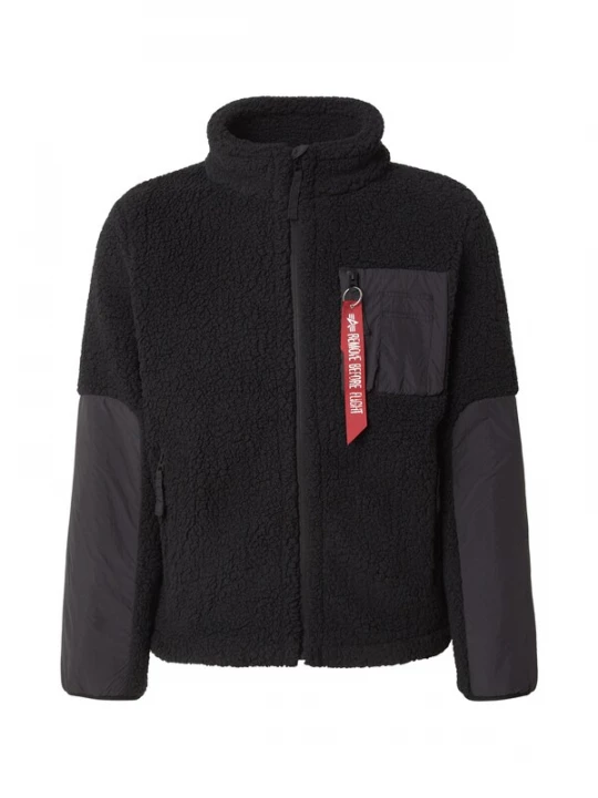 Foto van product ALPHA INDUSTRIES Fleece jas zwart