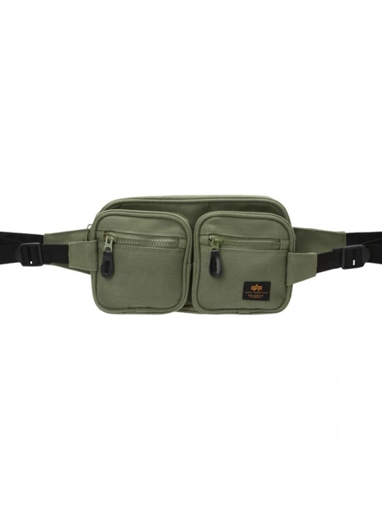 Foto van product ALPHA INDUSTRIES Heuptas olijfgroen / zwart