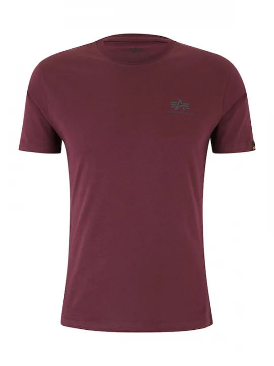 Foto van product ALPHA INDUSTRIES Shirt antraciet / wijnrood