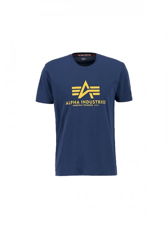Foto van product ALPHA INDUSTRIES Shirt 'Basic' navy