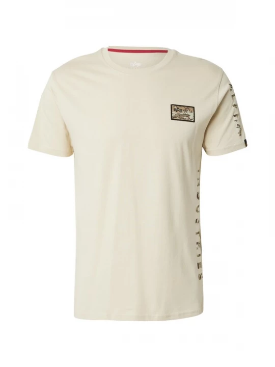 Foto van product ALPHA INDUSTRIES Shirt beige / bruin / offwhite