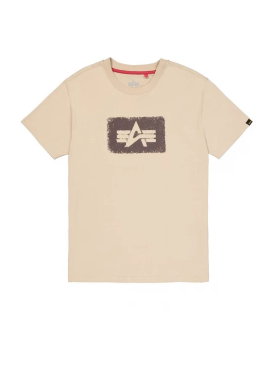 Foto van product ALPHA INDUSTRIES Shirt beige / donkerbruin