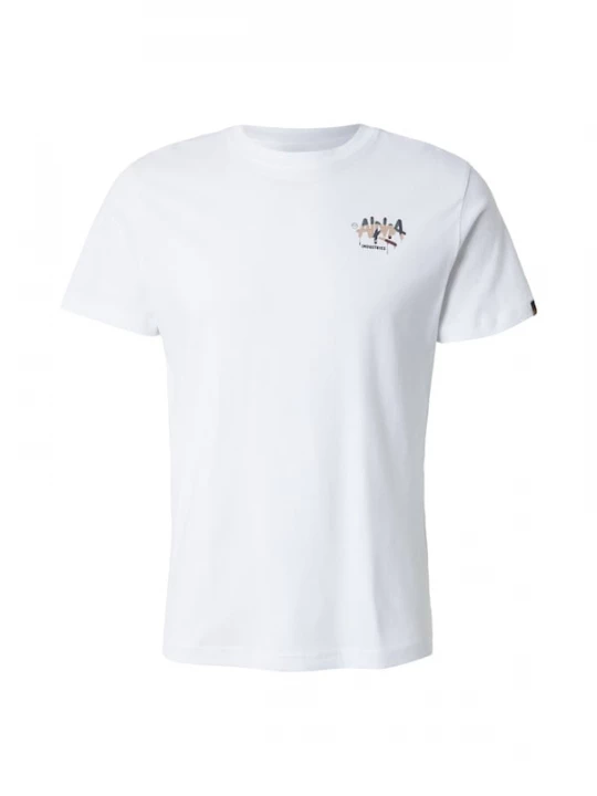Foto van product ALPHA INDUSTRIES Shirt beige / groen / zwart / wit