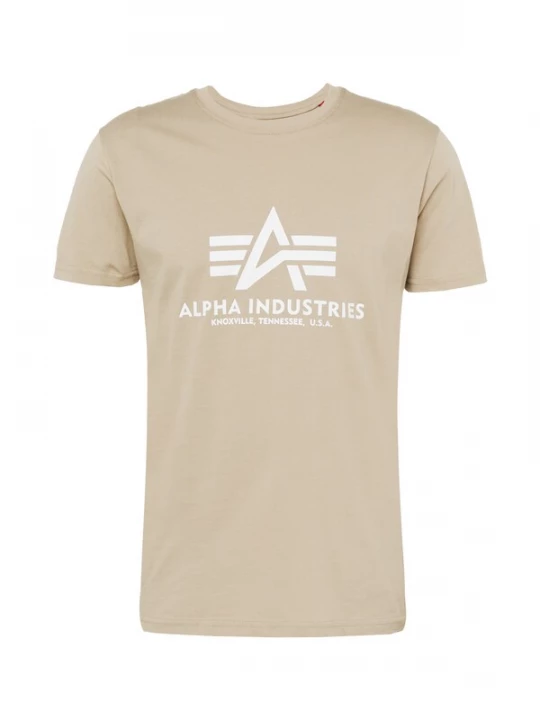 Foto van product ALPHA INDUSTRIES Shirt beige / wit