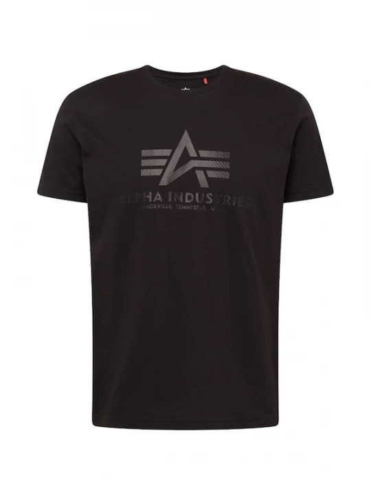 Foto van product ALPHA INDUSTRIES Shirt 'Carbon' grafiet / zwart