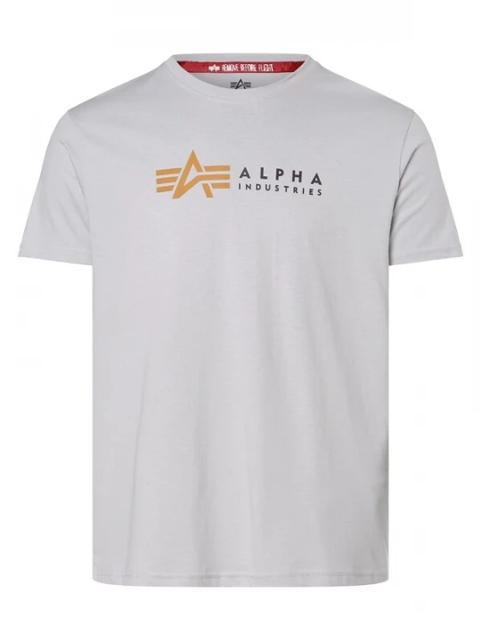 Foto van product ALPHA INDUSTRIES Shirt curry / lichtgrijs / zwart