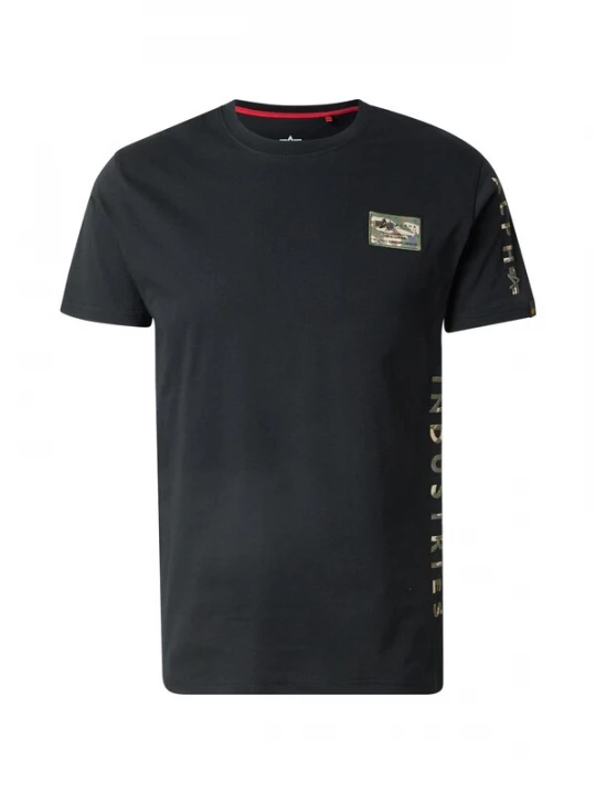 Foto van product ALPHA INDUSTRIES Shirt donkerbruin / kaki / olijfgroen / zwart