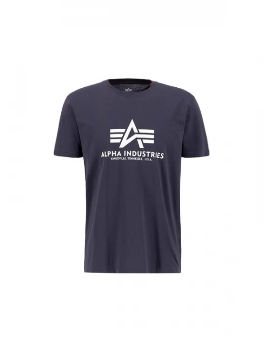 Foto van product ALPHA INDUSTRIES Shirt donkergrijs / wit