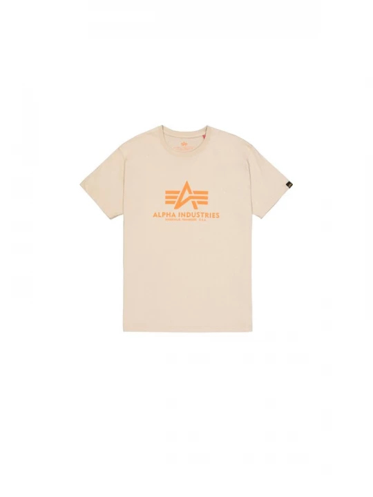 Foto van product ALPHA INDUSTRIES Shirt ecru / oranje