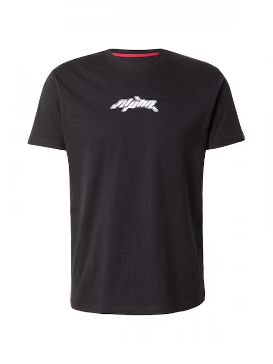 Foto van product ALPHA INDUSTRIES Shirt grijs / zwart / wit