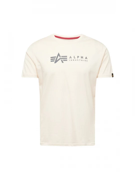 Foto van product ALPHA INDUSTRIES Shirt ivoor / donkergrijs