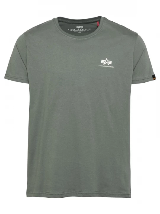 Foto van product ALPHA INDUSTRIES Shirt kaki / wit