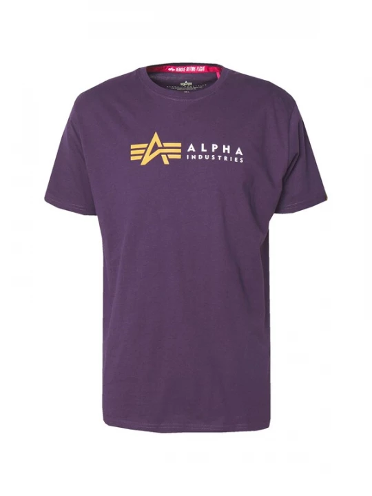 Foto van product ALPHA INDUSTRIES Shirt lichtbruin / braam / wit
