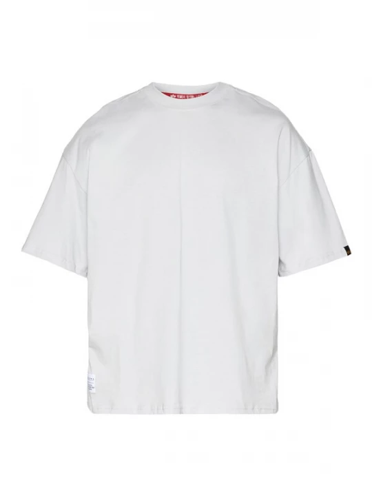 Foto van product ALPHA INDUSTRIES Shirt lichtgrijs / donkerlila