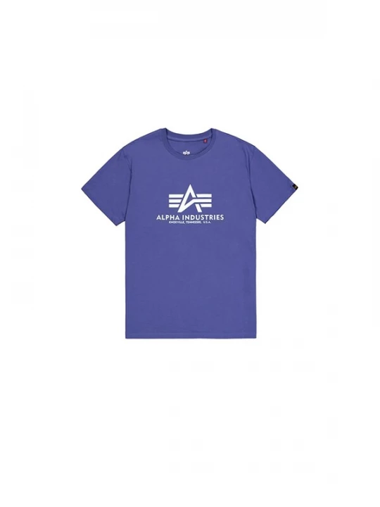 Foto van product ALPHA INDUSTRIES Shirt lila gemêleerd / wit