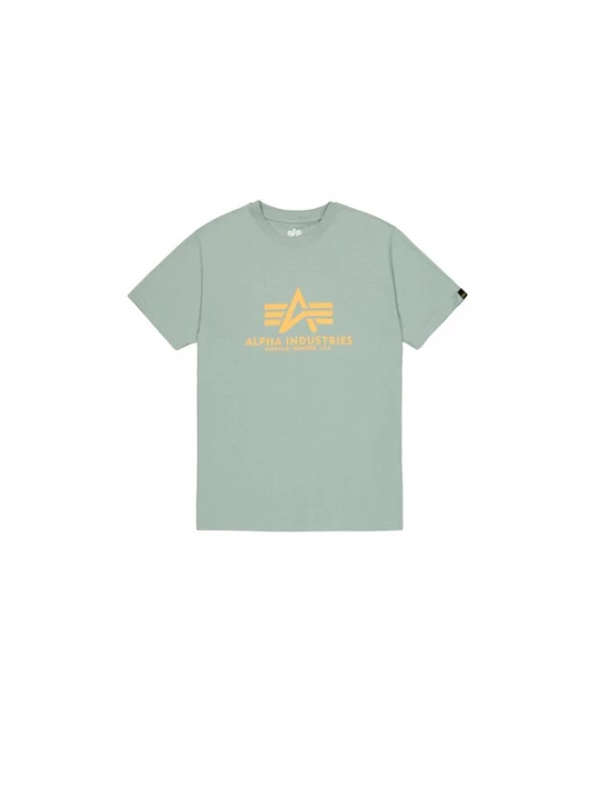 Foto van product ALPHA INDUSTRIES Shirt mintgroen / oranje