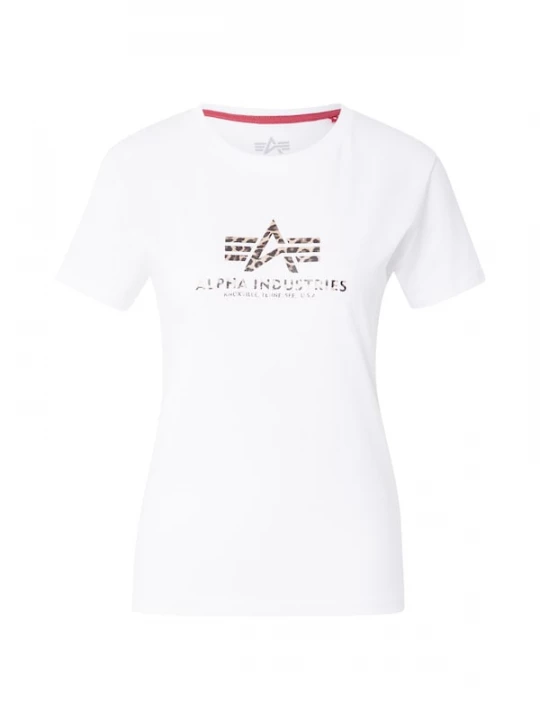 Foto van product ALPHA INDUSTRIES Shirt 'Mirror' beige / zwart / wit