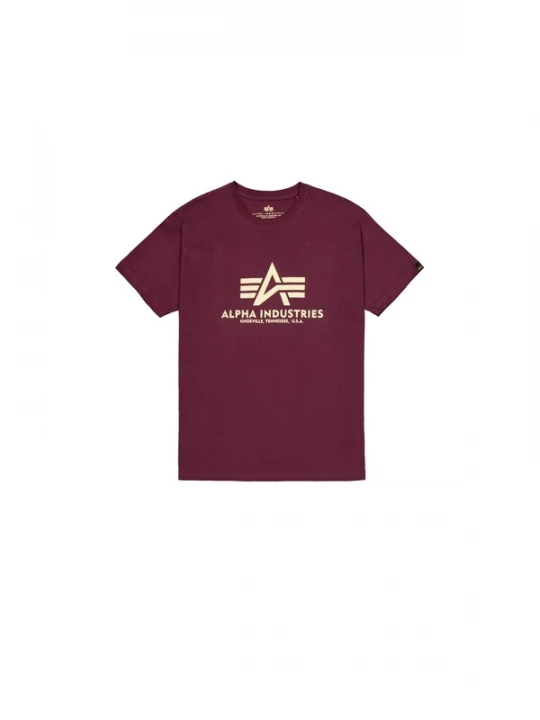 Foto van product ALPHA INDUSTRIES Shirt pasteelgeel / bourgogne