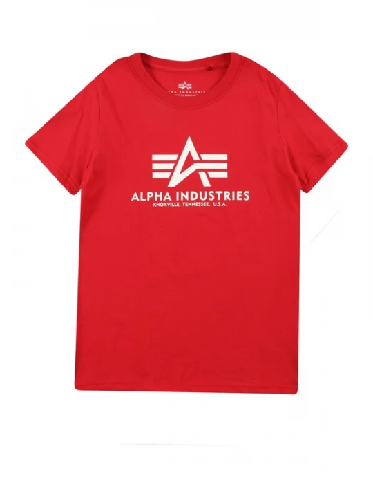 Foto van product ALPHA INDUSTRIES Shirt rood / wit