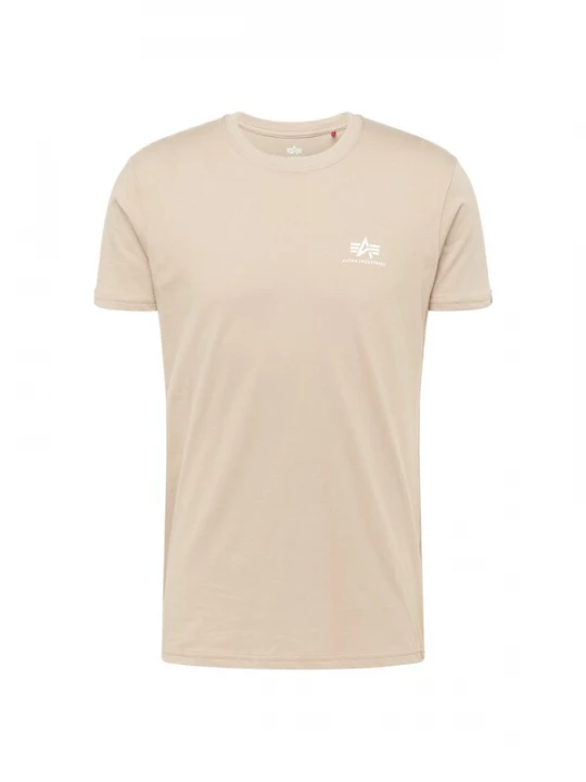 Foto van product ALPHA INDUSTRIES Shirt sand / wit