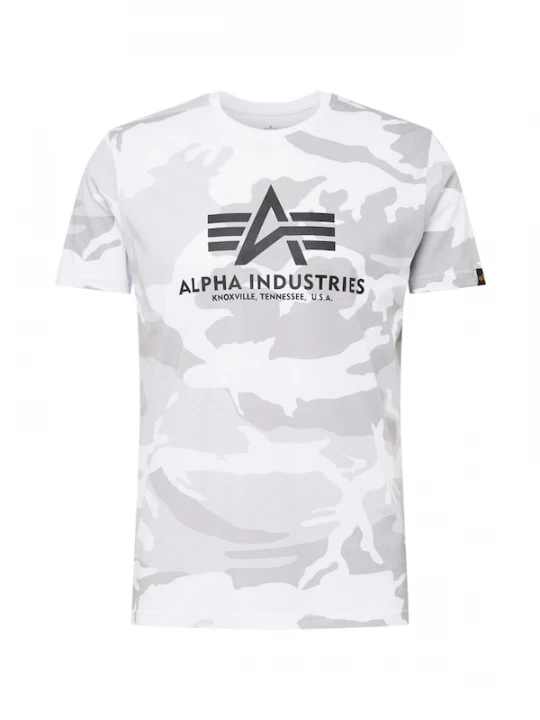 Foto van product ALPHA INDUSTRIES Shirt stone grey / lichtgrijs / zwart / wit