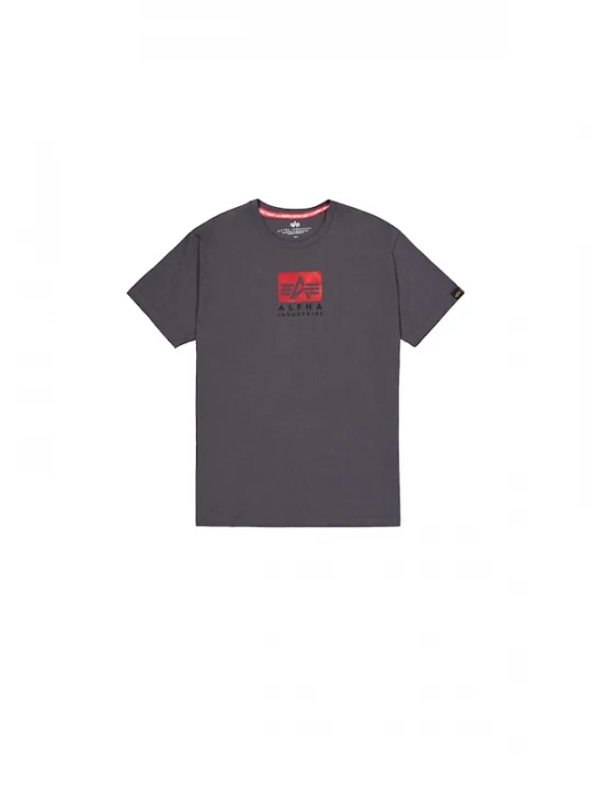 Foto van product ALPHA INDUSTRIES Shirt taupe / rood / zwart