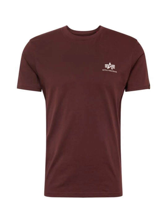 Foto van product ALPHA INDUSTRIES Shirt wijnrood / wit